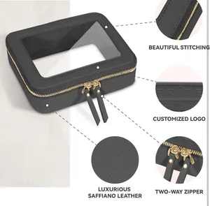 Prite Clear Makeup Bag Cosmetic Organizer Case thumbnail 3