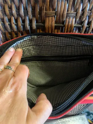 Kate Spade Multi-Color Stripe Canvas Purse thumbnail 5