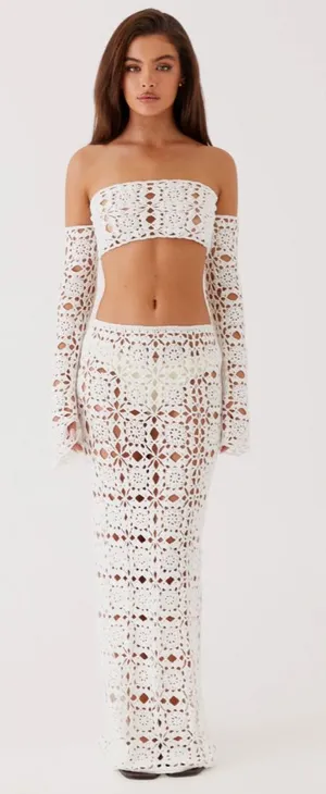 Peppermayo Crochet Maxi Skirt thumbnail 1
