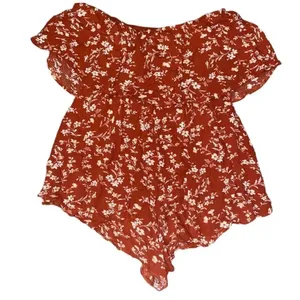 ✨Princess Polly Brown orange floral Romper✨ thumbnail 6