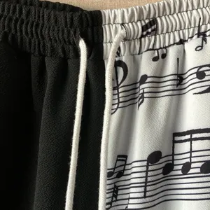 FINAL MARKDOWN SHEIN Monochrome Music Note joggers medium thumbnail 5