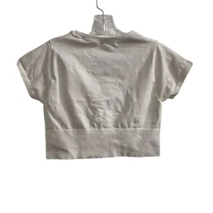 Offline by‎ Aerie Women's White Cropped Crew Neck T-Shirt Size M Casual Top y2k thumbnail 5