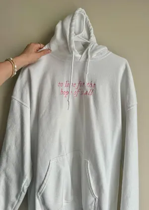 hoodie White Size L thumbnail 1