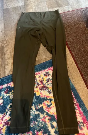 Lululemon align High-Rise Olive Green Active Leggings for Women thumbnail 1