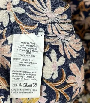 MADEWELL Poolhouse Cotton Floral Robe Jacket Kimono Top thumbnail 5