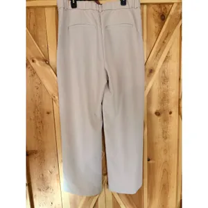 Abercrombie & Fitch Women's Sloane Ultra High Wide Pants Trousers Beige 33 X 16R thumbnail 2
