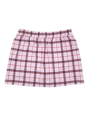 Lady Hagen Golf Skort Women's Athletic Skirt Size Large Pink Red Plaid Preppy thumbnail 2
