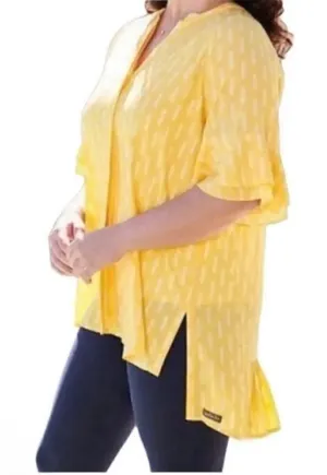 Matilda Jane Yellow Shirt Dress(Size Medium) thumbnail 1