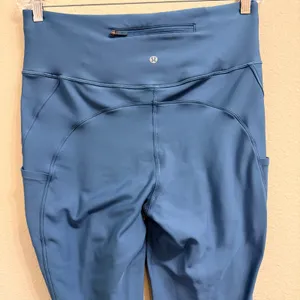 Lululemon Flurry Up Super High-Rise Tight Leggings‎ 25" Petrol Blue- Size 12 thumbnail 6