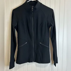 Prana Women's Black Zip Up Jacket athletic XS Running Yoga Gym. thumbnail 3