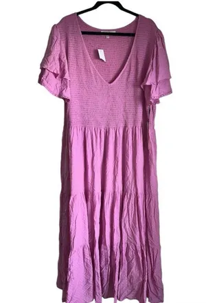 Penelope rose dress Pink Size 3X thumbnail 1