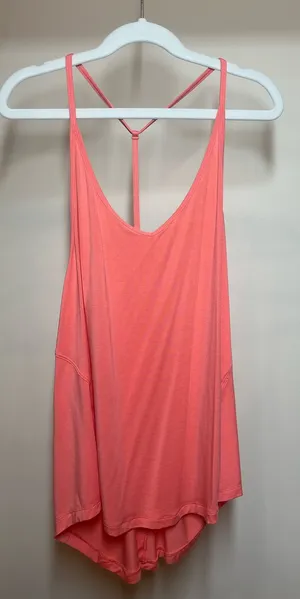 Lululemon coral pink tank top #activewear #athletic thumbnail 1