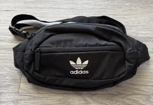 Adidas Black Trefoil Belt Bag thumbnail 1