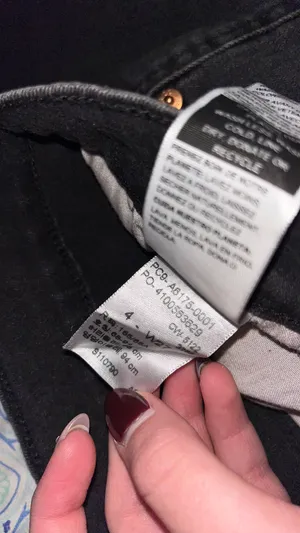 Levi’s Vintage Strauss Signature black flare Jeans thumbnail 4