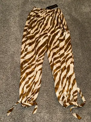 Galita Fashion Zebra Print Balloon Trousers Size M thumbnail 1