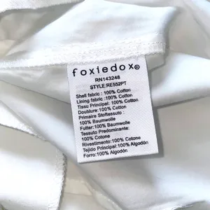 New Foxiedox Embroidered Cropped Pants Spellgirl Culottes White Blue Size Medium thumbnail 15