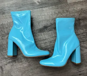 Steve Madden Patent Leather Booties thumbnail 1