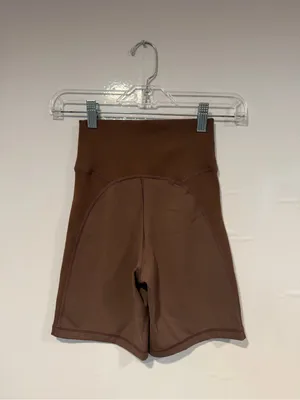 Aerie High-Waist Brown Women’s Bike‎ Shorts thumbnail 3