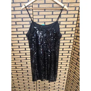 Eyeshadow Black Sequin‎ Mini Dress SIze XL thumbnail 2