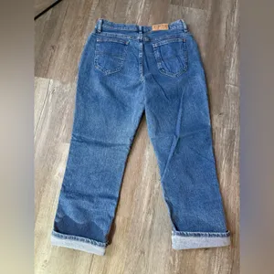 VTG RIDERS Classic Blue Denim Jeans Mom Jeans Relaxed High Waist Size 33 34 thumbnail 2