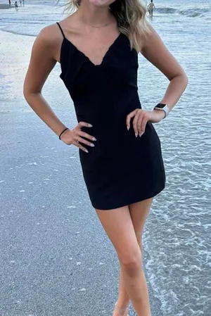 PacSun Bodycon Dress Black thumbnail 1