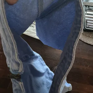 Pacsun Mini Jean Skirt with curved hem thumbnail 4