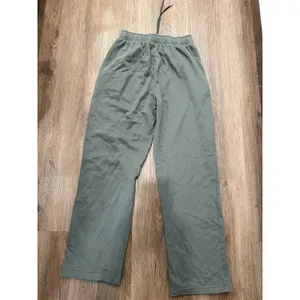 Aloha Island Alo Yoga Sweatpants Womens M‎ Green Accolade Straight Leg Flaw thumbnail 3