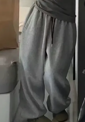 Jogging pants grey plus size XXL Gray thumbnail 2