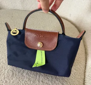 Longchamp Mini Le Pliage Mini Pouch Blue thumbnail 1