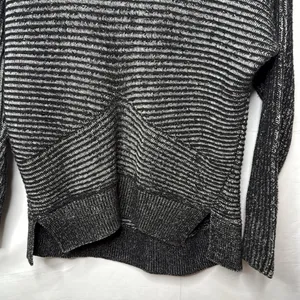 NWOT All saints cowl neck dead wood Altair black gray warm sweater sz Small thumbnail 3