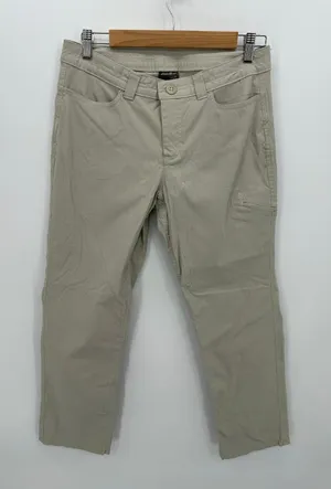 Eddie Bauer Pants Women‎ 8 Tan Khaki Nylon Blend Outdoors Hiking Lightweight thumbnail 1