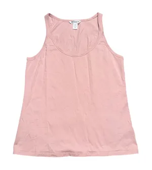 Athleta Tank Top Womens Medium Pink Excellent 100% Organic Cotton‎ Scoop Neck thumbnail 1