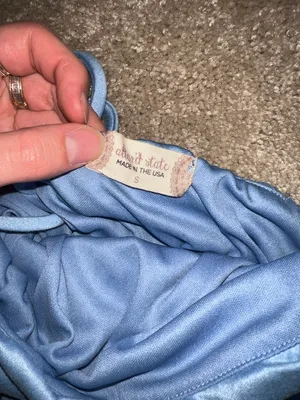 Altar'd State Baby Blue Dress thumbnail 3