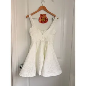 Showpo. NEW Stephane Mini‎ Dress Corset Scoop Neck Fit and Flare Dress in Ivory thumbnail 7