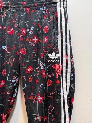 Adidas Originals Moscow Floral Russian Folk Art Rare Trefoil Track Pants XS thumbnail 6