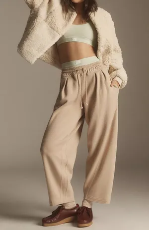 Anthropologie Daily Practice Drawstring Barrel Pants thumbnail 1