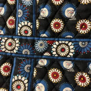 Vera Bradley Tote 14 x 10 blue women's handbag thumbnail 6