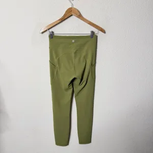 Lululemon Invigorate‎ High-Rise Tight 25" Bronze Green Womens Size 6 thumbnail 5