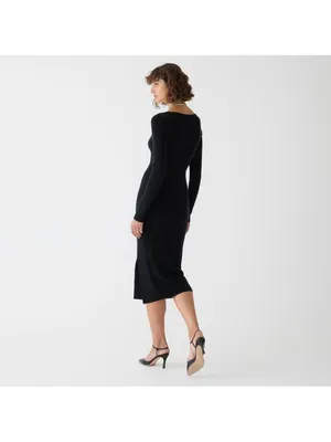 J Crew Side Slit‎ Sweater Dress Womens Size XXS thumbnail 7