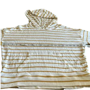 American Eagle Yellow White Striped Soft 6‎ for $36 Sexy Plush Hoodie Top thumbnail 10