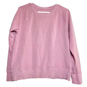 Athleta Sundown Sweatshirt Crew Neck Long Sleeve Oversized Pullover Glow Pink S thumbnail 1