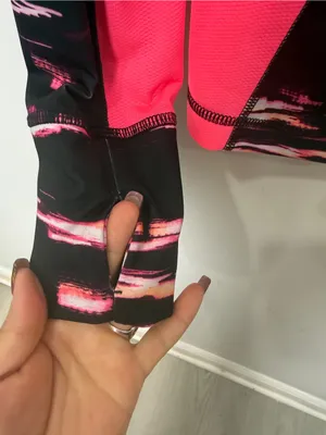 tek gear Black and Hot Pink Quarter-Zip Ski Top thumbnail 3