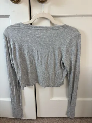 Aerie long sleeve top with thumb holes thumbnail 3