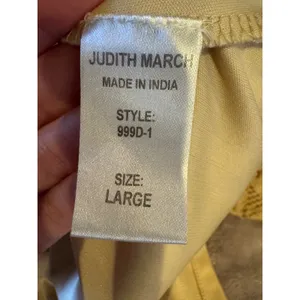 Judith March Shirt Women Large Beige Lace Embroidered Bell Sleeve Tunic Boho‎ thumbnail 9