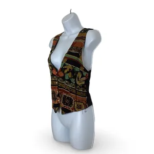 Vintage 80s Thums Up Beaded Vest thumbnail 2