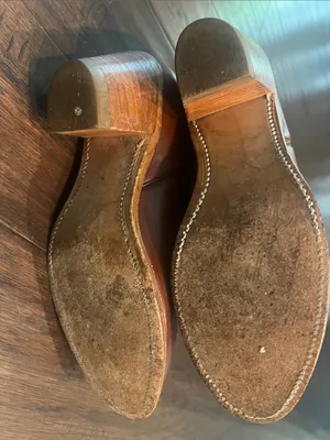 Wolverine Chestnut Brown Leather Western Heeled Boots 7.5 thumbnail 8