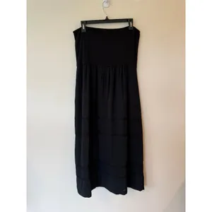 Chicos Thea Convertible Skirt Dress Women Large Black Strapless Classic Normcore thumbnail 2