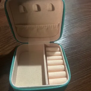 Jewelry box in mint and blush colors Green thumbnail 2