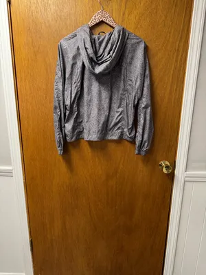 Lululemon I Put A Shell On You 1/4 Zip Hooded Long Sleeve Jacket Black White 10 thumbnail 13