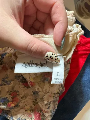 Willow + Root Floral Lace High Neck Tank Top thumbnail 5